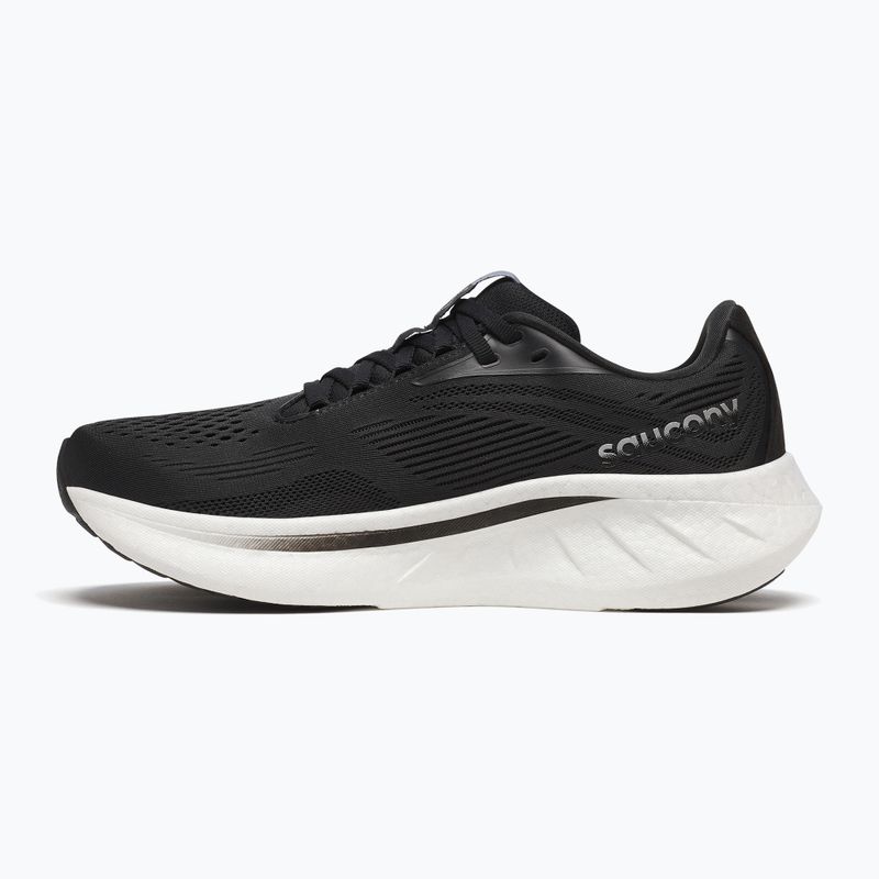 Moteriški bėgimo batai Saucony Ride 18 black/white 9