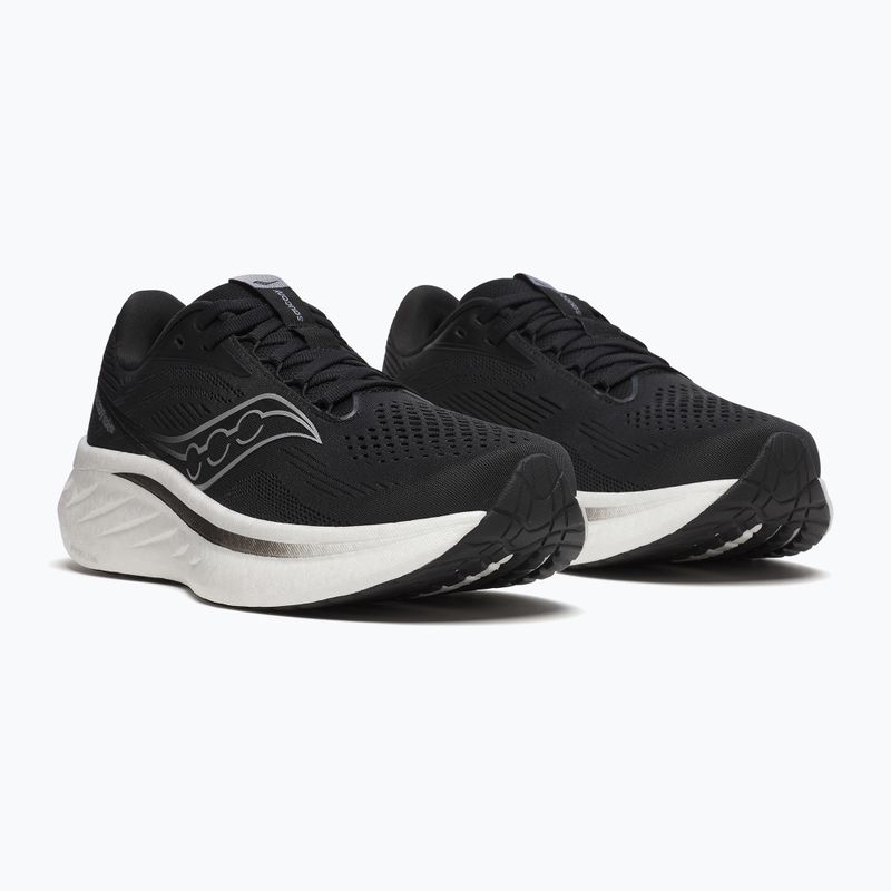 Moteriški bėgimo batai Saucony Ride 18 black/white 10
