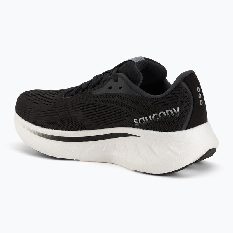 Moteriški bėgimo batai Saucony Ride 18 black/white 3