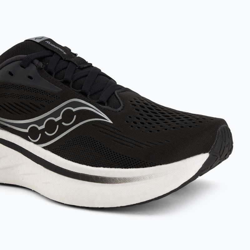 Moteriški bėgimo batai Saucony Ride 18 black/white 7