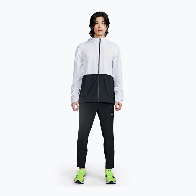 Vyriška bėgimo striukė Saucony Elite Runshield black/white 2