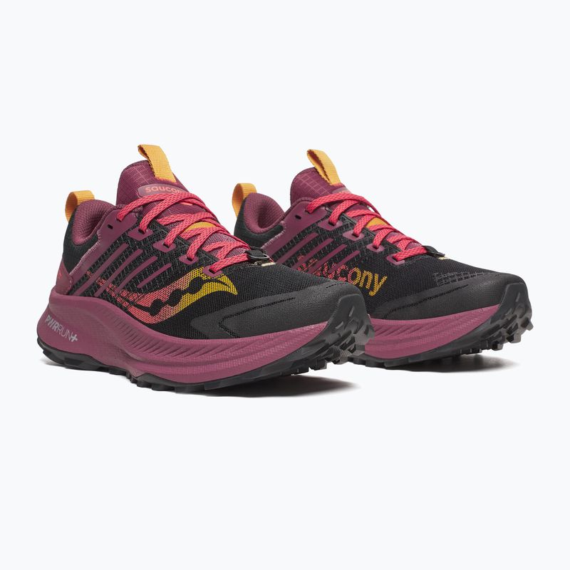 Moteriški bėgimo batai Saucony Ride Trail 2 black/terra 10