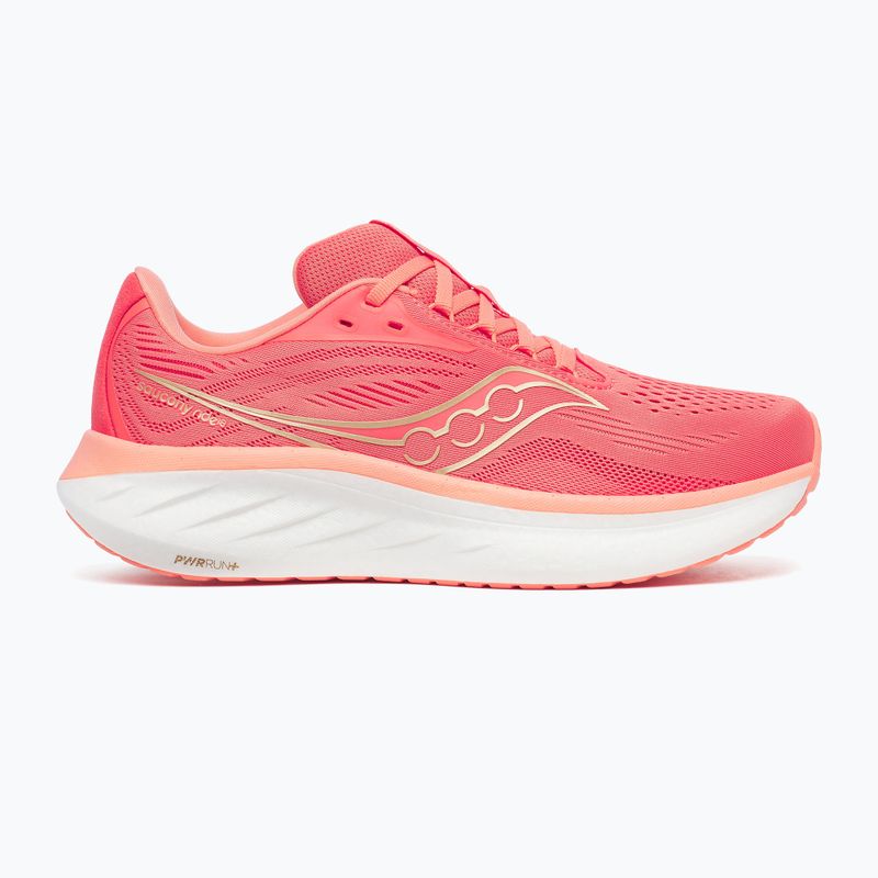 Moteriški bėgimo batai Saucony Ride 18 coral/salmon 8