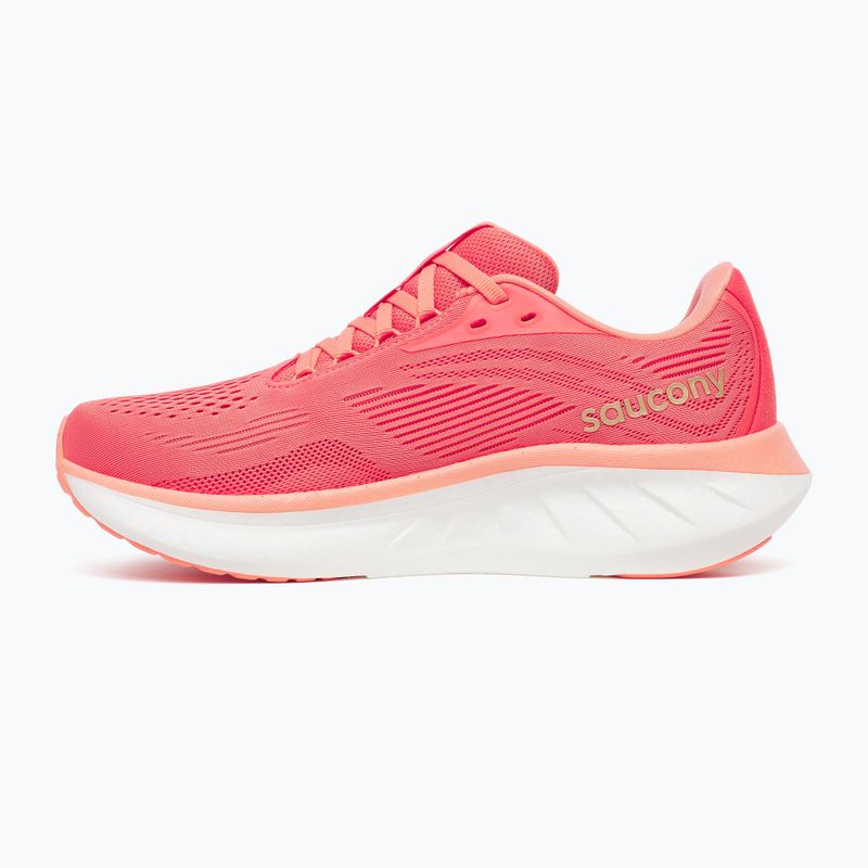 Moteriški bėgimo batai Saucony Ride 18 coral/salmon 9