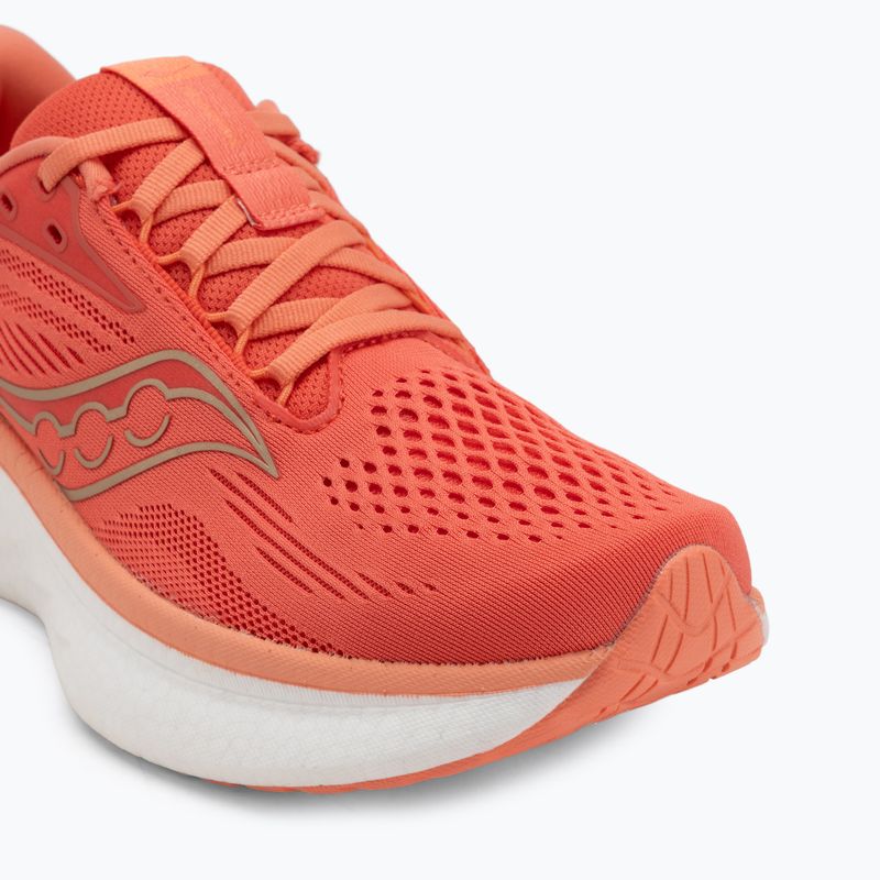 Moteriški bėgimo batai Saucony Ride 18 coral/salmon 7