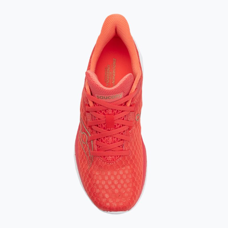 Moteriški bėgimo batai Saucony Endorphin Speed 5 coral/salmon 5