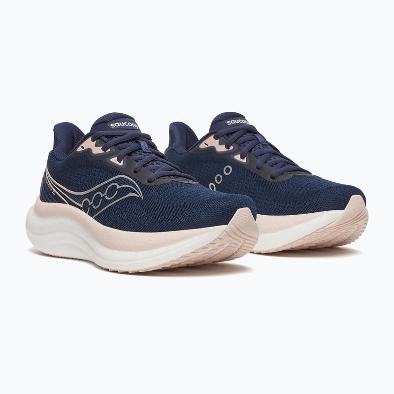 Moteriški bėgimo batai Saucony Triumph 23 navy/cameo 10