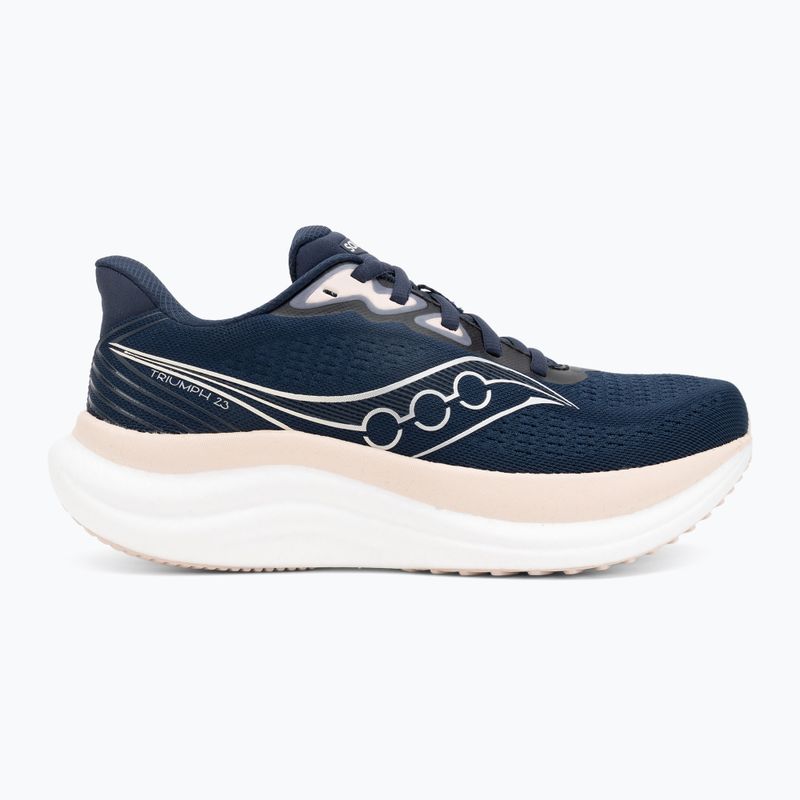 Moteriški bėgimo batai Saucony Triumph 23 navy/cameo 2