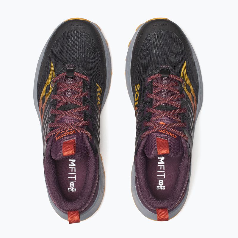 Vyriški bėgimo batai Saucony Ride Trail 2 black/autumn 5