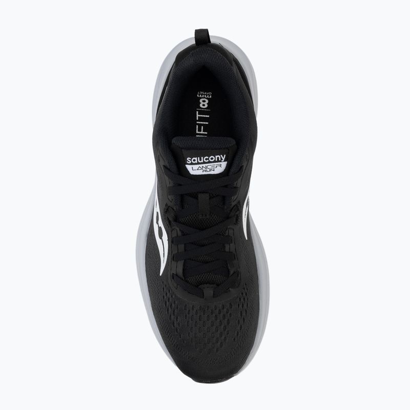 Vyriški bėgimo bateliai Saucony Lancer black/white 5