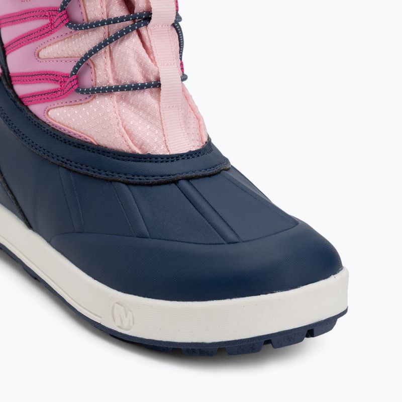 Vaikiški žieminiai batai Merrell Snow Bank 5.0 WP navy/pink 7