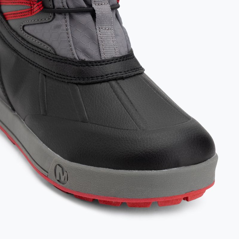 Vaikiški sniego batai Merrell Snow Bank 5.0 WP black/red 7