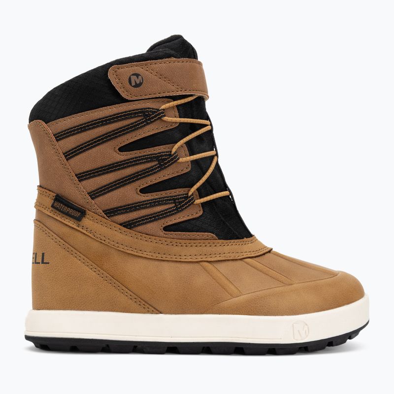 Vaikiški žieminiai batai Merrell Snow Bank 5.0 WP wheat/black 2