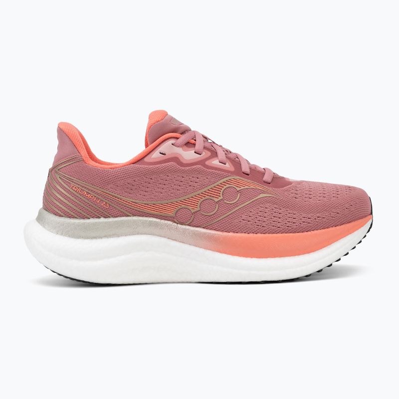 Moteriški bėgimo bateliai Saucony Triumph 23 mauve/black 2