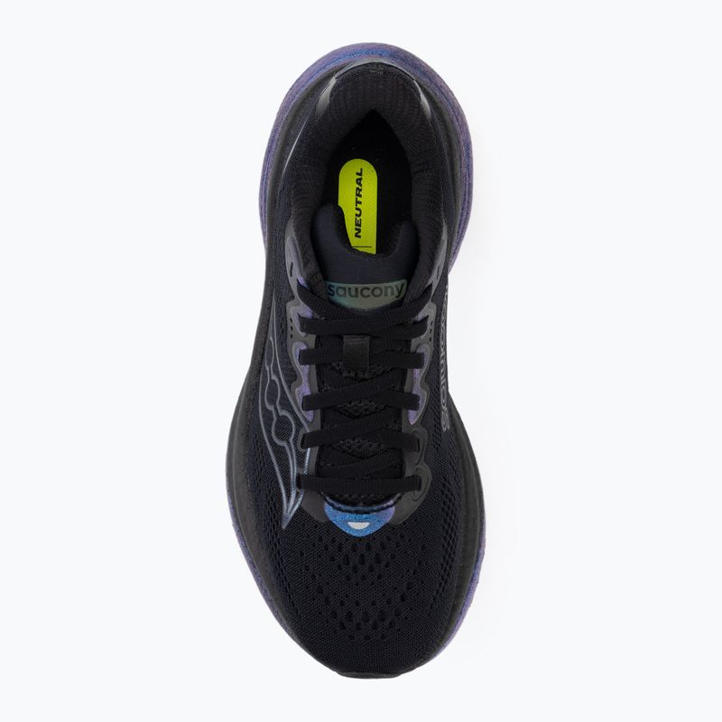 Moteriški bėgimo bateliai Saucony Ride 19 black/night sky 5