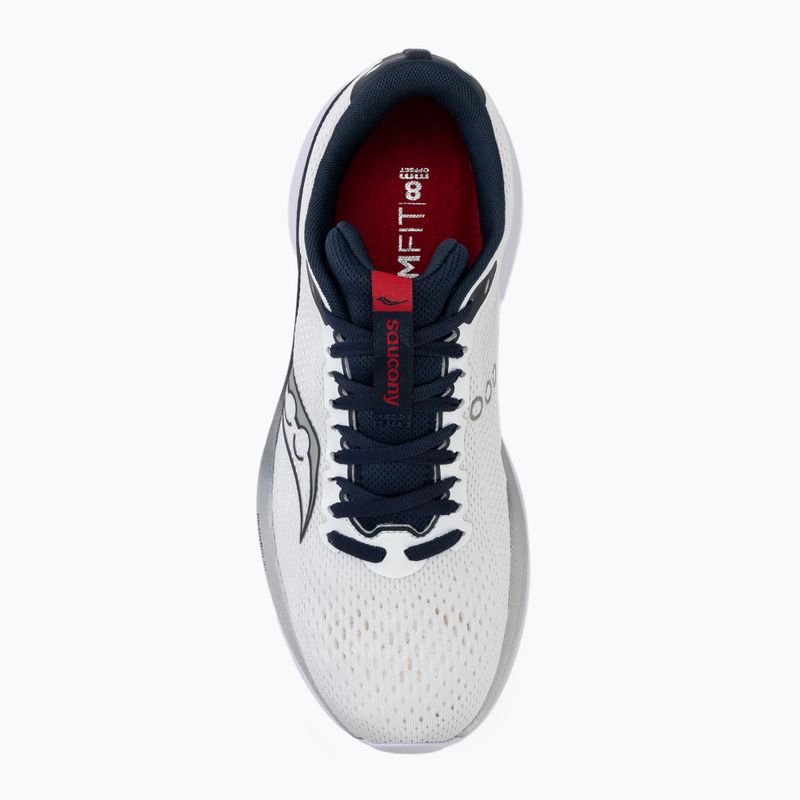 Vyriški bėgimo bateliai Saucony Endorphin Trainer white/navy 5