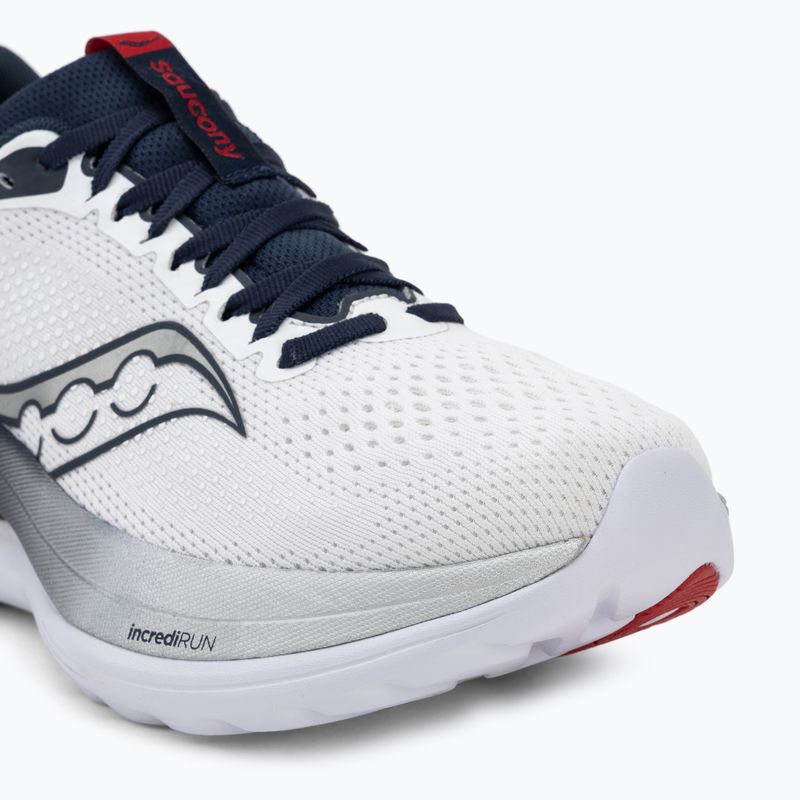Vyriški bėgimo bateliai Saucony Endorphin Trainer white/navy 7