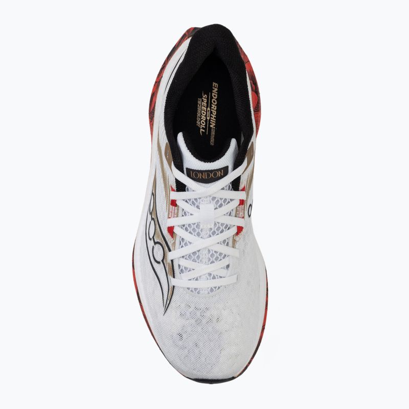 Vyriški bėgimo bateliai Saucony Endorphin Speed 5 white/black 5