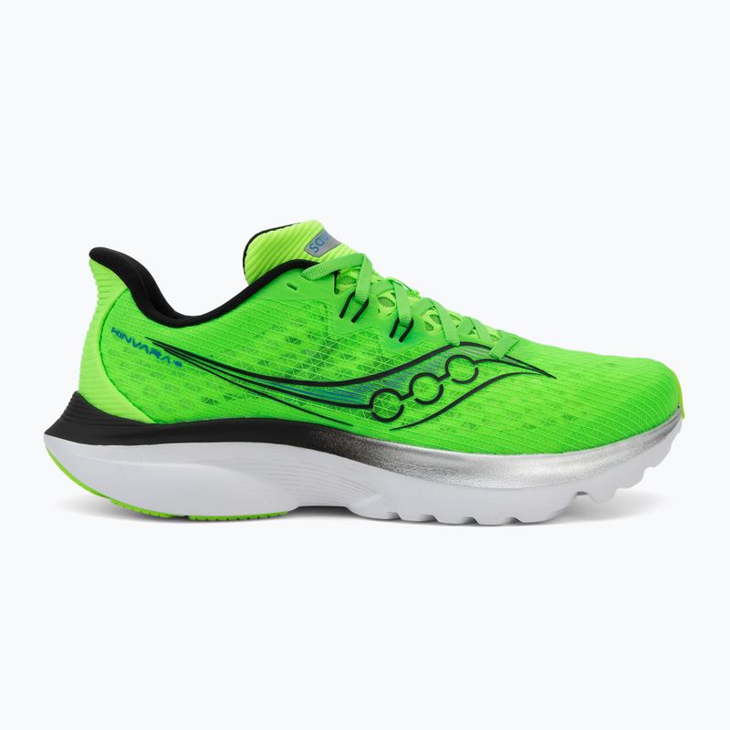 Vyriški bėgimo bateliai Saucony Kinvara 16 slime/black 2