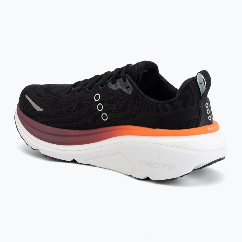 Vyriški bėgimo bateliai Saucony Hurricane 25 black/crimson 3