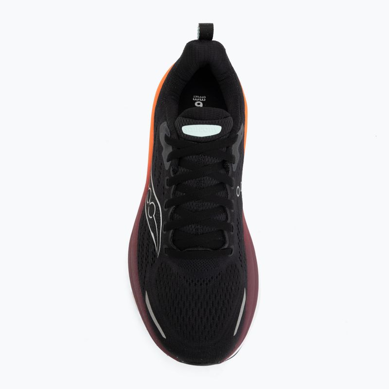 Vyriški bėgimo bateliai Saucony Hurricane 25 black/crimson 5