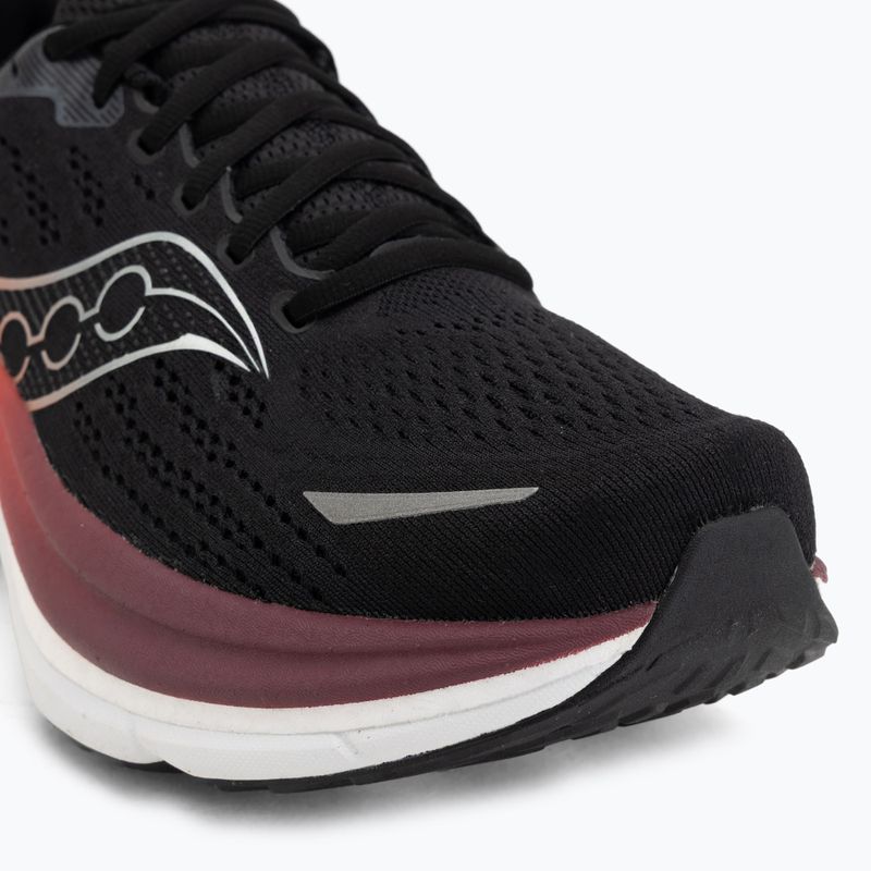Vyriški bėgimo bateliai Saucony Hurricane 25 black/crimson 7