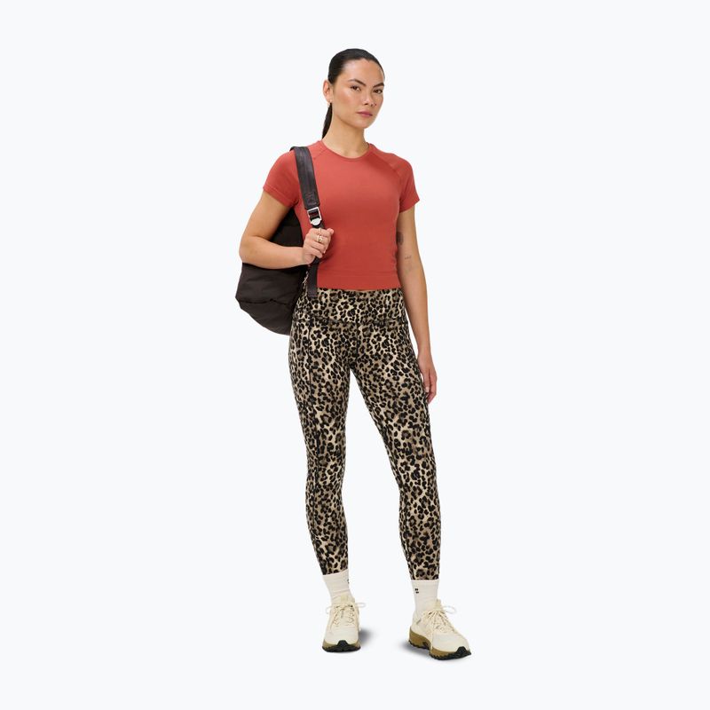 Moteriški jogos marškinėliai Sweaty Betty Athlete Crop Seamless Workout terrazzo red 2