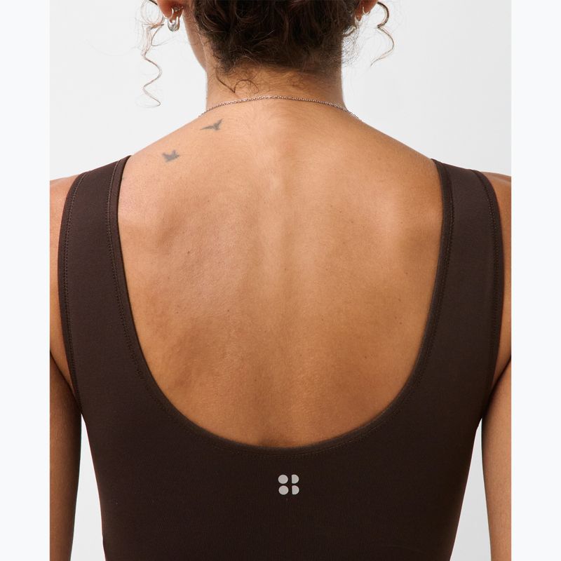Sportinė liemenėlė Sweaty Betty Stamina Seamless Scoop espresso brown 4