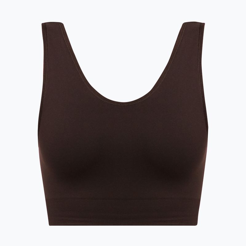 Sportinė liemenėlė Sweaty Betty Stamina Seamless Scoop espresso brown 5
