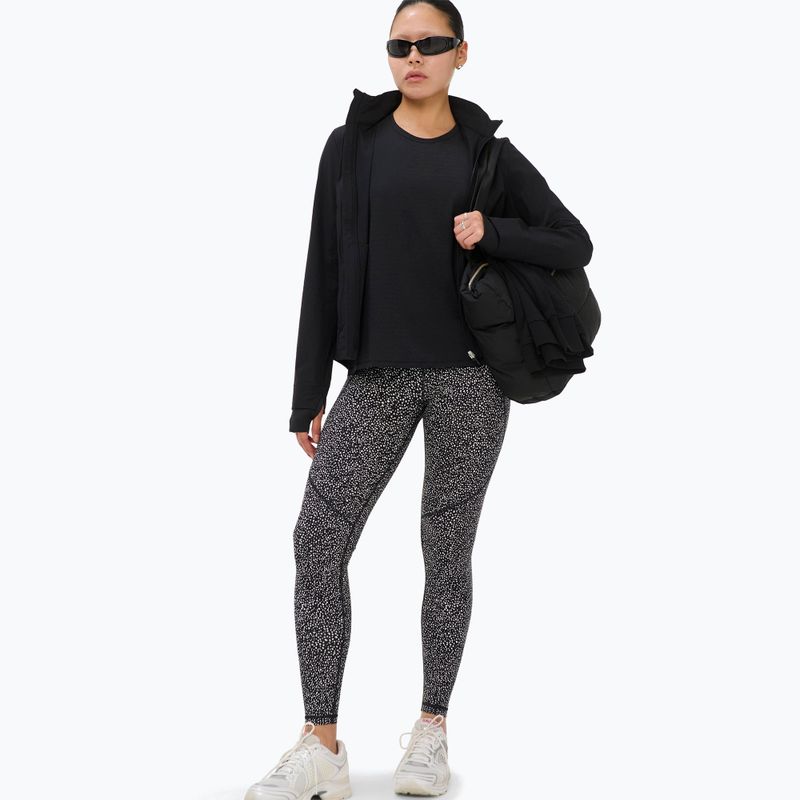 Moteriškos treniruočių tamprės Sweaty Betty Power Workout 7/8 black micro dot print 2