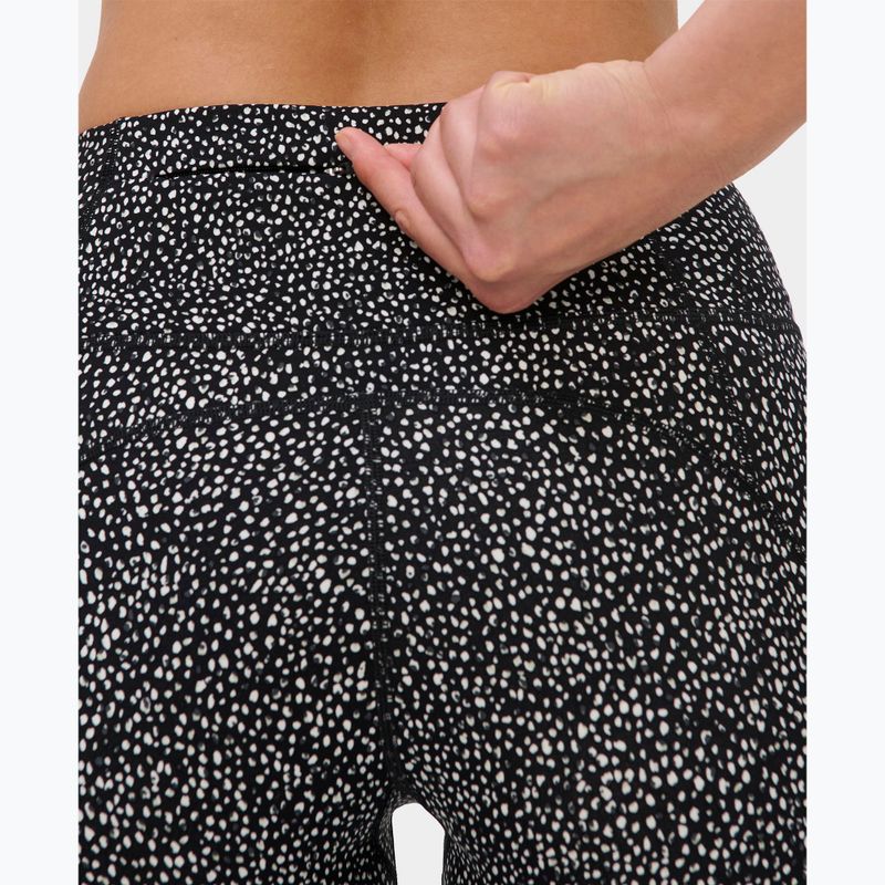 Moteriškos treniruočių tamprės Sweaty Betty Power Workout 7/8 black micro dot print 5