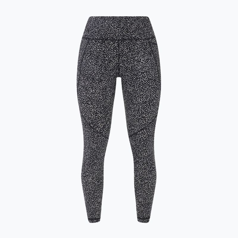 Moteriškos treniruočių tamprės Sweaty Betty Power Workout 7/8 black micro dot print 7