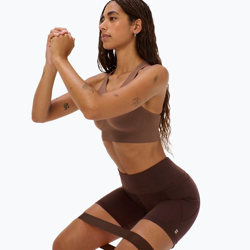 Moteriški šortai Sweaty Betty Power Biker 6" Espresso Brown 4