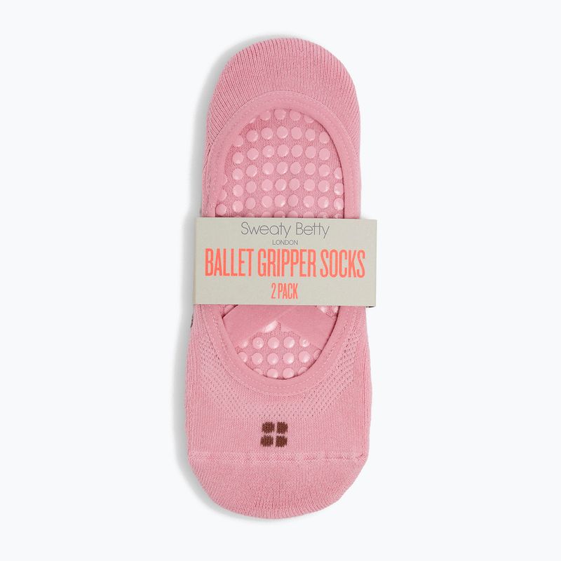 Moteriškos kojinės Sweaty Betty Ballet Gripper 2 pary decopink chestnutbrown 2