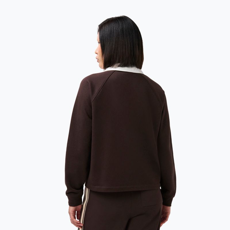 Moteriškas džemperis Sweaty Betty Revive Rugby espresso brown 3