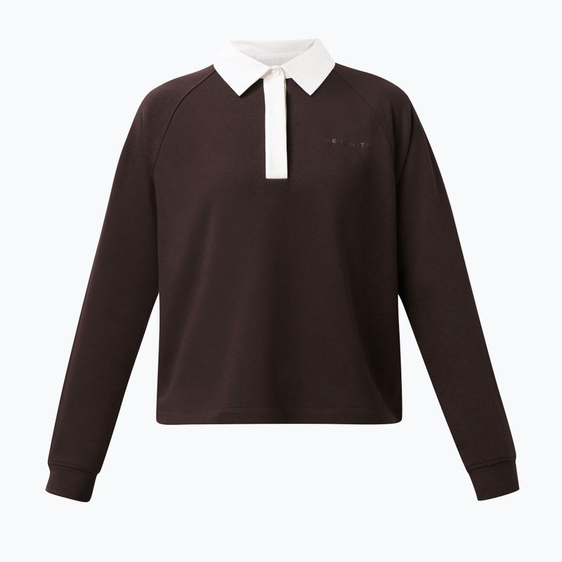 Moteriškas džemperis Sweaty Betty Revive Rugby espresso brown 6