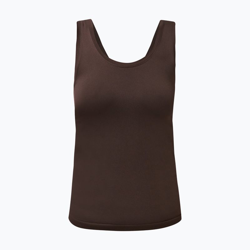 Moteriški jogos marškinėliai Sweaty Betty Seamless Ruched Tank espresso brown 6