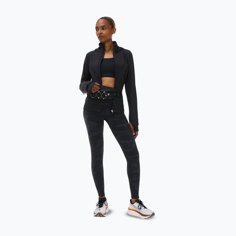 Moteriškos treniruočių tamprės Sweaty Betty Power Piping Workout 7/8 ultra black camo print 4