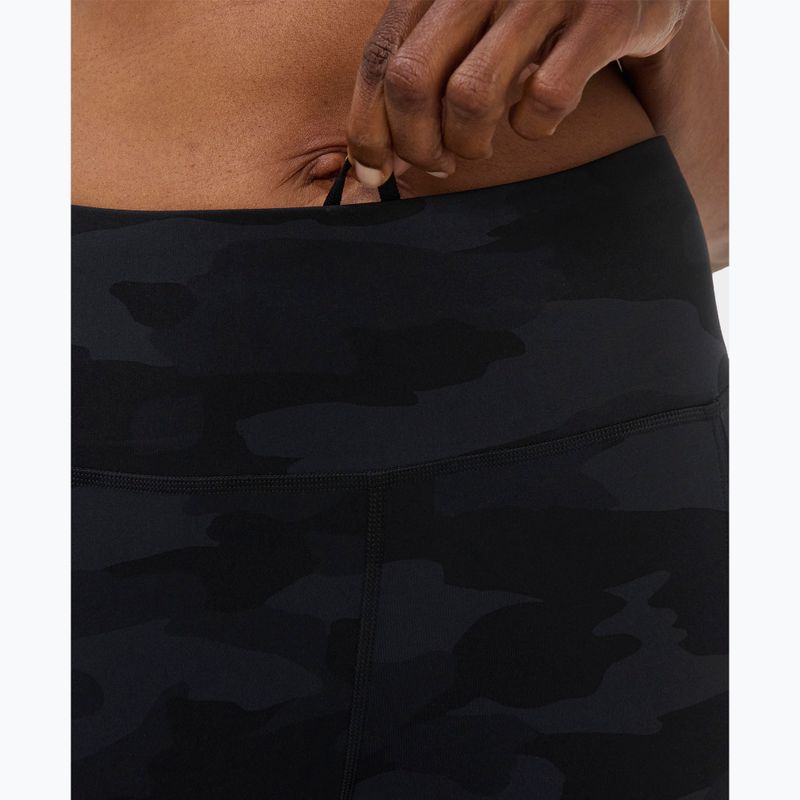 Moteriškos treniruočių tamprės Sweaty Betty Power Piping Workout 7/8 ultra black camo print 7