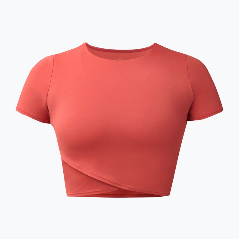 Moteriški jogos marškinėliai Sweaty Betty All Day Wrap terrazzo red 6