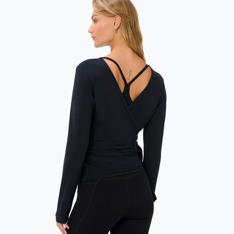 Moteriški marškinėliai ilgomis rankovėmis  Sweaty Betty Soft Flow Studio Wear Your Way black 5