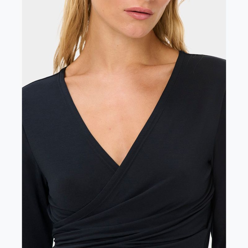 Moteriški marškinėliai ilgomis rankovėmis  Sweaty Betty Soft Flow Studio Wear Your Way black 6