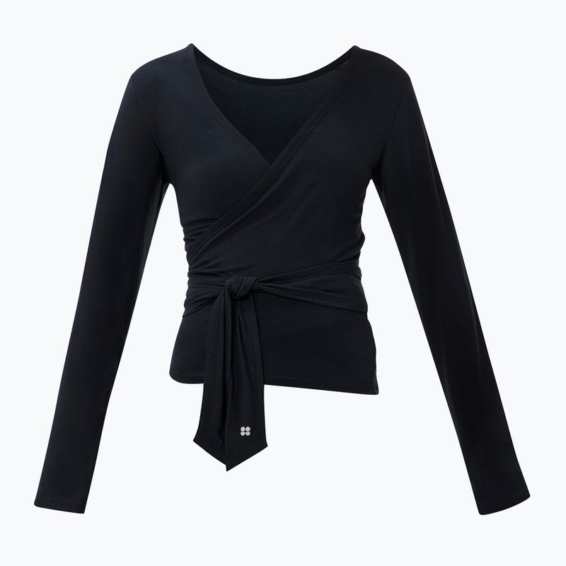 Moteriški marškinėliai ilgomis rankovėmis  Sweaty Betty Soft Flow Studio Wear Your Way black 8