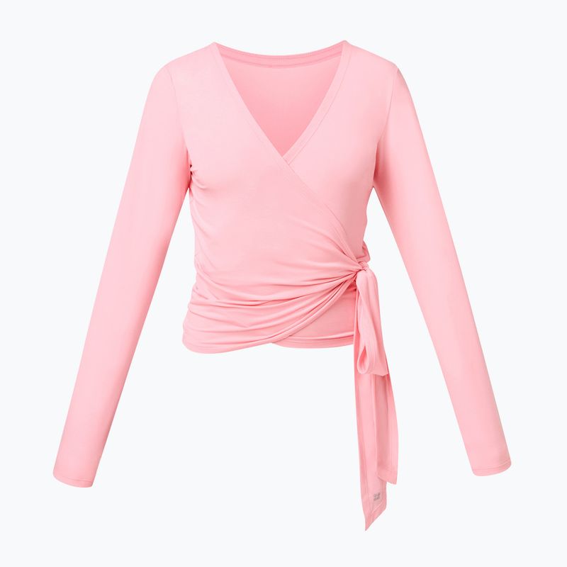 Moteriški marškinėliai ilgomis rankovėmis  Sweaty Betty Soft Flow Studio Wear Your Way deco pink 8