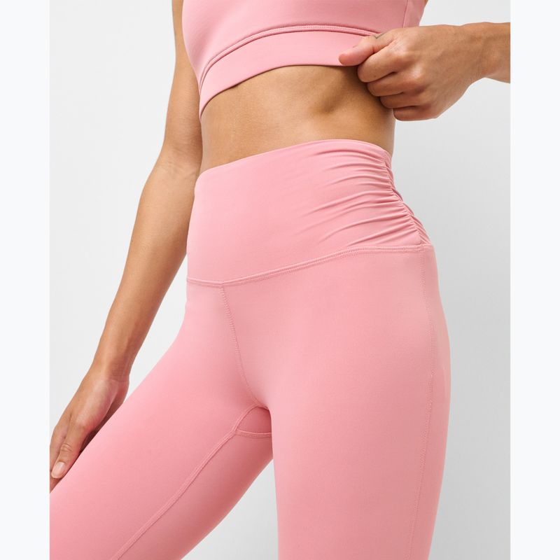Moteriškos treniruočių tamprės Sweaty Betty Ultimate Studio 7/8 Ruched dark deco pink 4