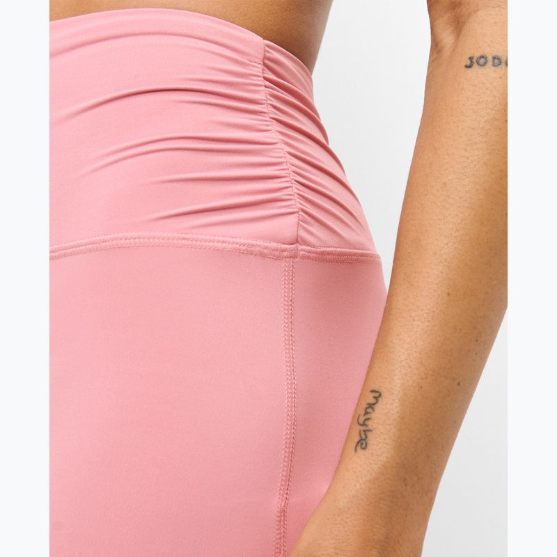 Moteriškos treniruočių tamprės Sweaty Betty Ultimate Studio 7/8 Ruched dark deco pink 5