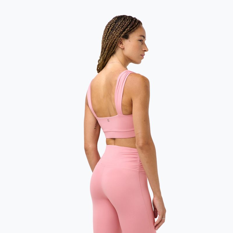 Sportinė liemenėlė Sweaty Betty Ultimate Studio Ruched dark deco pink 3