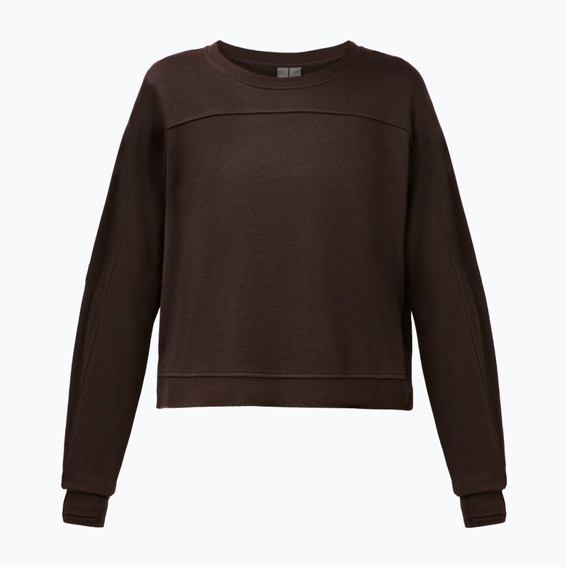 Moteriškas džemperis Sweaty Betty After Class Yoke Crop espresso brown 6