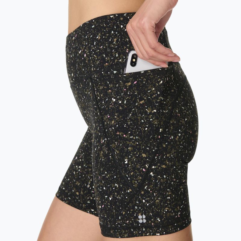 Moteriški treniruočių šortai Sweaty Betty Power 6" Biker green 4