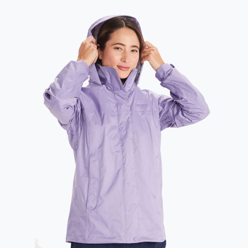 Marmot PreCip Eco moteriška striukė nuo lietaus violetinė 467007444